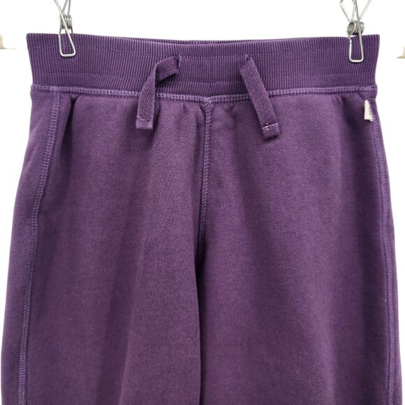 Pact Girls 6/7 Shorts Organic Cotton Pull On Sweat Shorts Purple - Picture 2 of 7